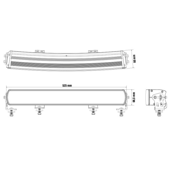 OPTIBEAM Super Captain Dual 600 Curved
